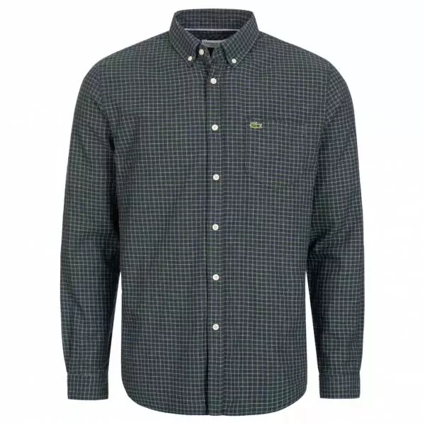 LACOSTE Woven Hombre Camisa de manga larga CH1215-BH5