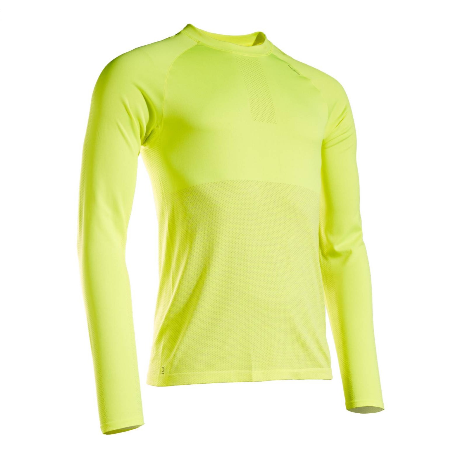 Camiseta running transpirable Hombre Kiprun Care amarillo
