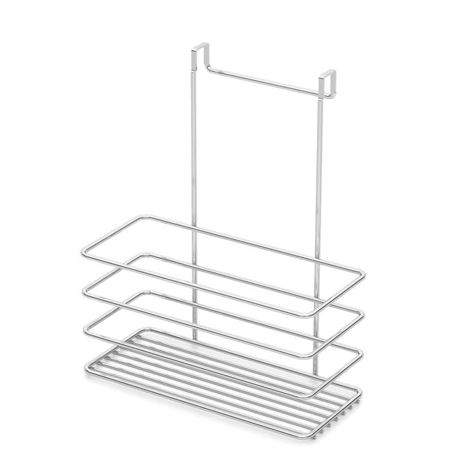 Organizador de ducha gris / plata 25x30x11 cm