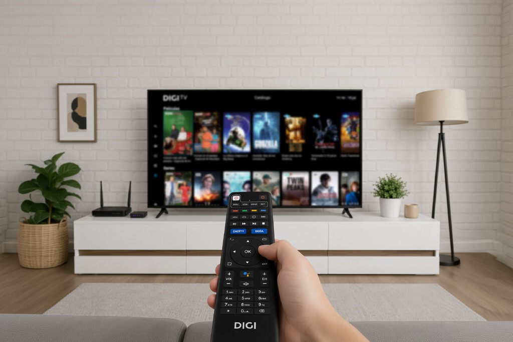 Más canales gratis y 2.000 vídeos bajo demanda: Digi TV se actualiza para parecerse más a Movistar+