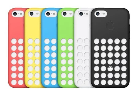 Funda del iPhone 5c tapando iPhone y dejando solo hon Funda del iPhone 5c tapando iPhone y dejando solo hon