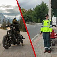 Un bar de Ávila ha puesto en la puerta un maniquí vestido de Guardia Civil. Resultado: es más efectivo que las señales y los radares 