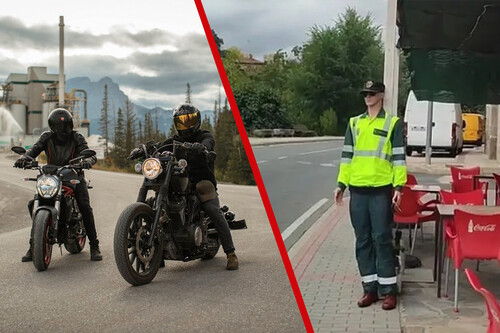 Moteros Falso Guardia Civil