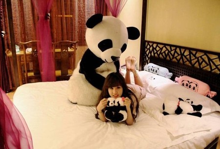 En este hotel los empleados se visten de osos panda para ti