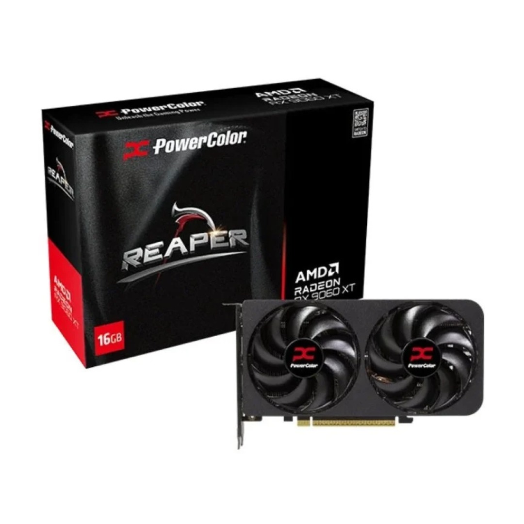 Tarjeta Gráfica PowerColor Reaper AMD Radeon RX 9060 XT 16GB GDDR6 FSR 4
