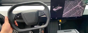 Por fin un vistazo al interior de la Tesla Cybertruck: minimalista y con la pantalla más accesible 