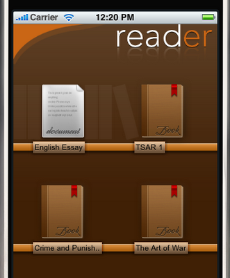 Reader, un estupendo gestor de documentos para iPhone e iPod Touch