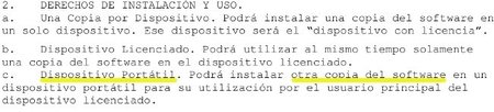 Las licencias de MS Office permiten su instalación en un sobremesa y un portátil