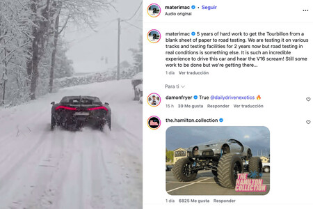 Post Bugatti En La Nieve