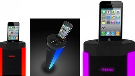iHome iP76, altavoces con iluminación LED para nuestros smartphones