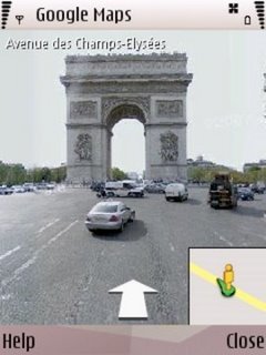 Google Maps con Street View para Windows Mobile y S60