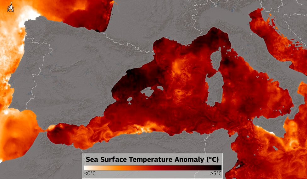 La ciencia y la tecnología detrás de los mapas con las temperaturas de los océanos de todo el mundo