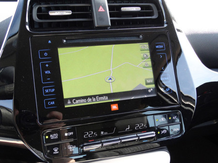 GPS Prueba Toyota Prius 2016 Detalles Interiores