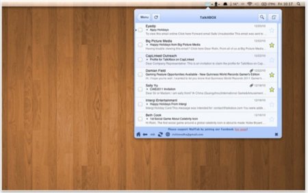 Facetab y Mailtab, cómo aprovechar webapps desde tu Mac