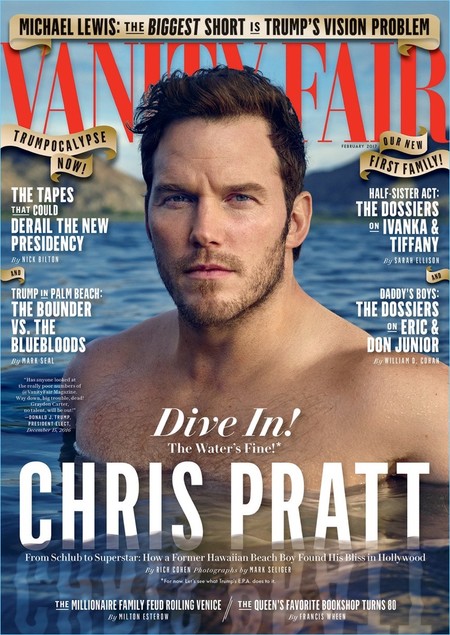 Chris Pratt, el hombre del momento, en la portada de Vanity Fair
