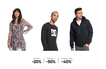 El Black Friday nos trae hasta un 40% de descuento en Quiksilver, Dc Shoes y Roxy