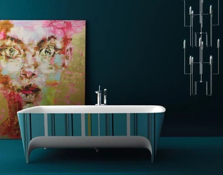 Da un toque artístico y de color a tu baño con las bañeras de Accademia de Teuco