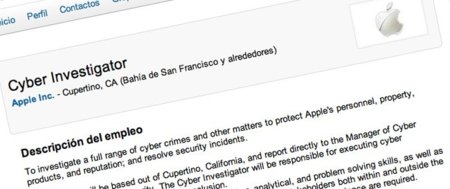 Apple ofrece un nuevo puesto como investigador de delitos informáticos