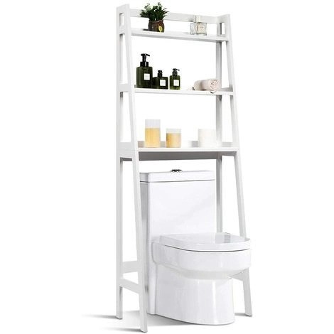 Soluciones para cuartos de baño muy pequeños; diez estanterías para