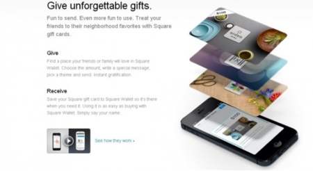 Square añade soporte para Passbook y permite enviar tarjetas regalos