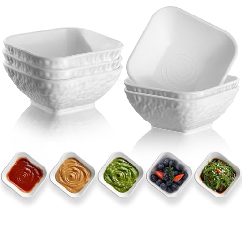 Kyraton Set de 6 Cuencos para aperitivos y salsas