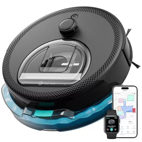 Lefant M330 Pro Robot Aspirador y Fregasuelos 3 en 1, 150min, 5000Pa de Succión