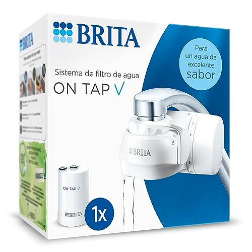 BRITA ON TAP V Sistema de filtro de agua, incluye 1 cartucho (600L)