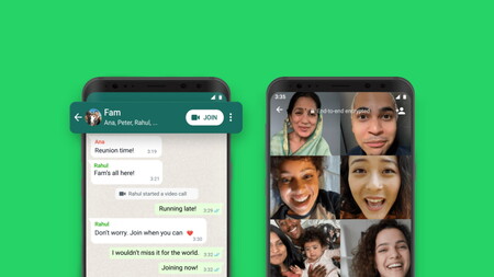 WhatsApp ya nos permite unirnos a llamadas en curso desde el chat de un grupo