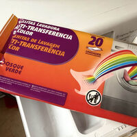 He usado en la lavadora las toallitas para absorver colores de Mercadona y me he llevado una sorpresa visual