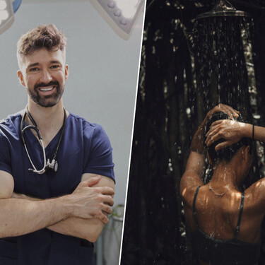 David Callejo, médico anestesista: "Darse una ducha de agua fría cuando hace calor es un error. El truco es ducharse con agua ligeramente tibia para favorecer la vasodilatación y que el frescor dure más" 
