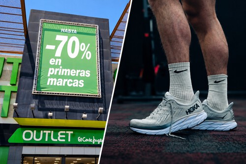 El Corte Inglés empieza hoy lunes en su outlet una liquidación de zapatillas Hoka con hasta un 60% de descuento  