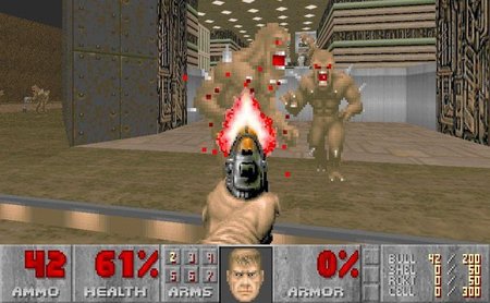 'nDoom'. El auténtico 'Doom' en una calculadora. ¡Alucinante!