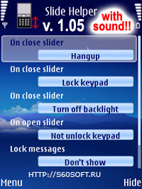 Configura tu S60 con Slide Helper