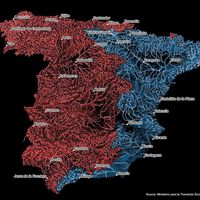 La gran divisoria ibérica: el mapa que parte en dos a España a través de sus dos grandes cuencas hidrográficas