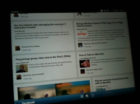 La tablet de HP con webOS tendrá aplicación oficial de Facebook