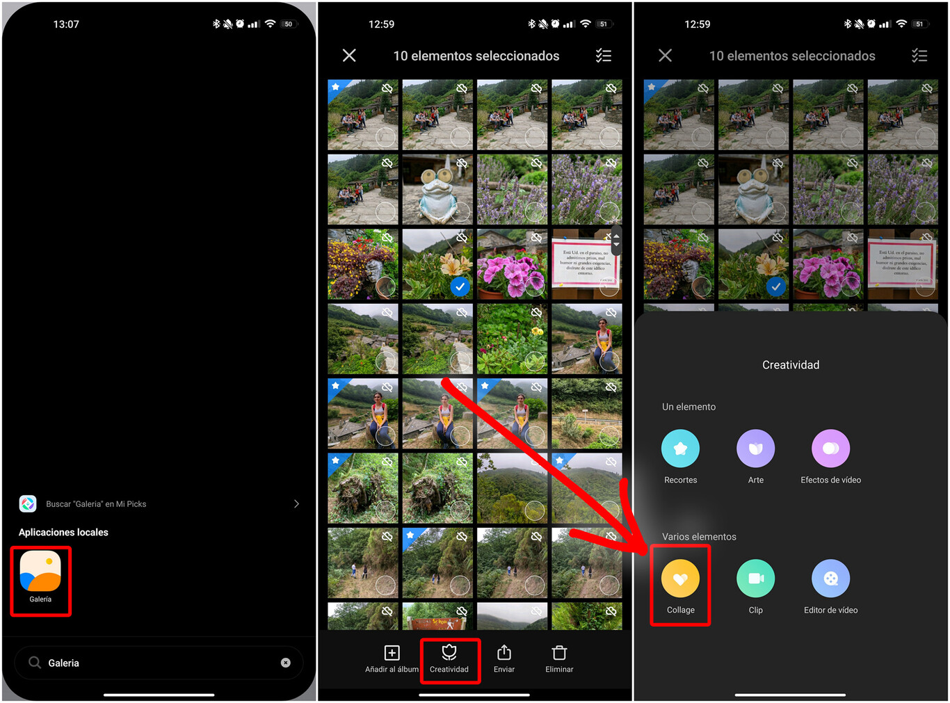 This is how I create photo collages on my Xiaomi mobile thanks to this