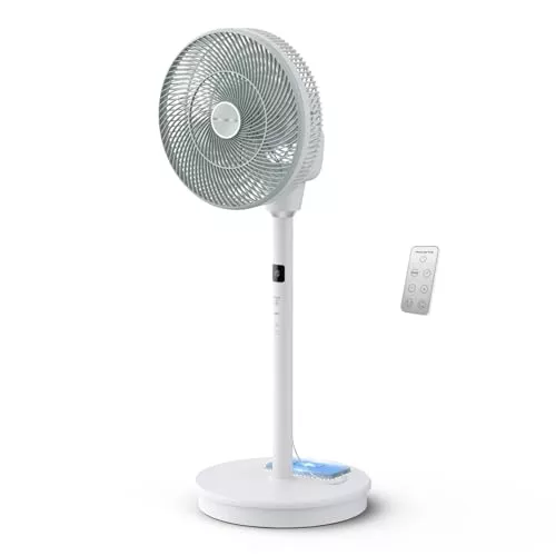 Rowenta Turbo Silence Compact 3D Nomad, Ventilador de pie 3 en 1