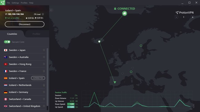 Protonvpn Screenshot Sc Connected 1