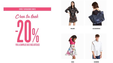 20% de descuento en Desigual en su colección de otoño/invierno
