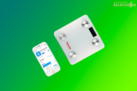Menos excesos en Semana Santa con esta báscula compatible con Apple Salud: medición de IMC, grasa, agua y más por 12,50 euros