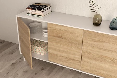 Aparador bufé de tres puertas por 119 euros y envío gratis en eBay 