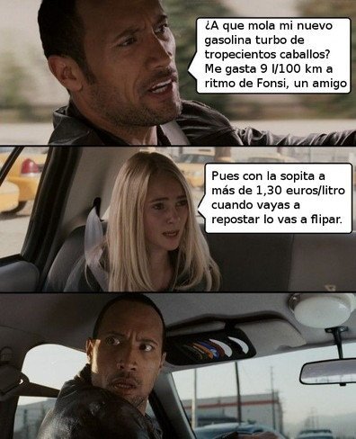 The Rock y los precios de la gasolina
