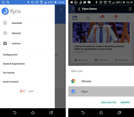 Flynx, o cómo guardar artículos para leer más tarde (y cómodo) en tu Android