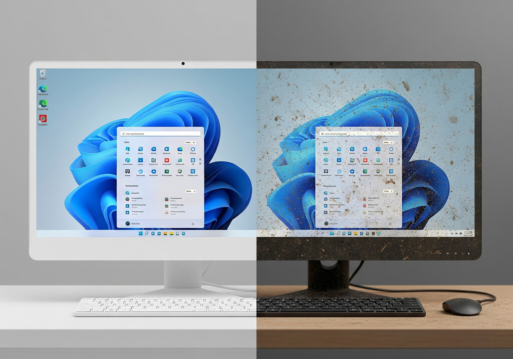 Han comparado el rendimiento del mismo PC con una instalación nueva y vieja de Windows 11. Hay resultados sorprendentes 