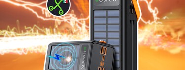 Power bank barata con casi 60% de descuento: de 80,000 mAh, carga solar y conexiones para cargar siete dispositivos 