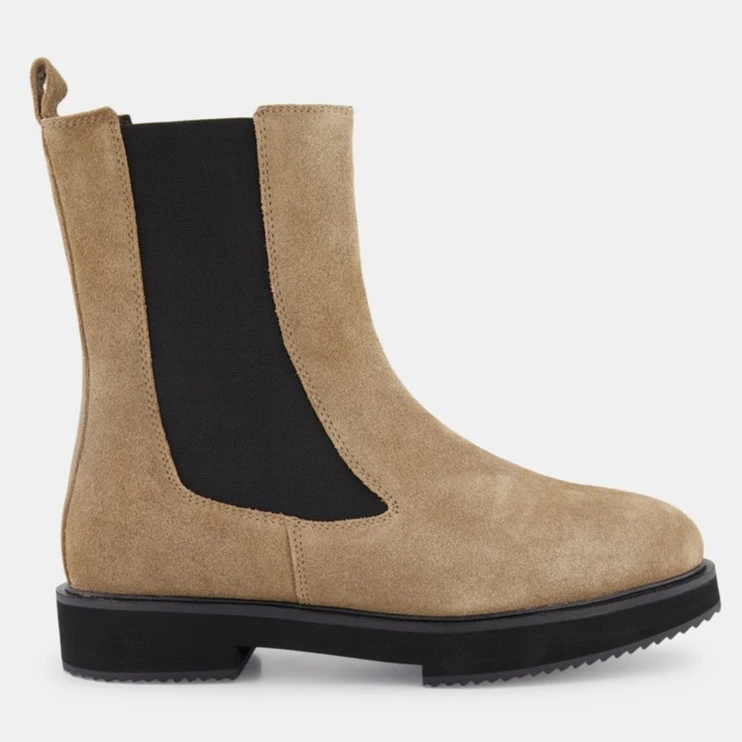 Unit Botín de mujer de ante tipo chelsea