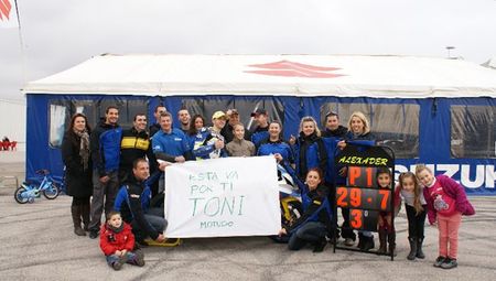 Toni Suñer piloto del Suzuki Speed Racing, sufre grave accidente en Calafat