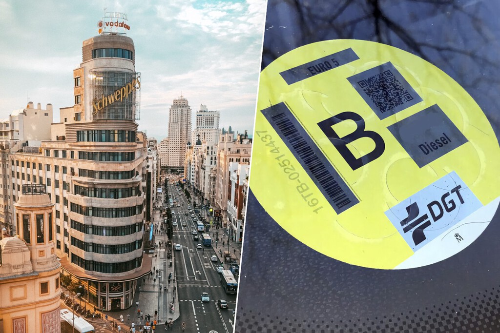 Llevar la pegatina de la DGT no sirve para nada. Eso sí: Madrid te multa con 90 euros si no la pones 