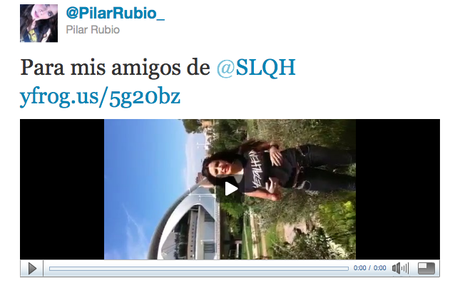 Pilar Rubio da el pésame a SLQH de lado