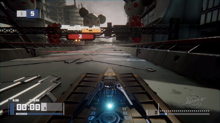 En Dreams todo es posible, incluso crear un juego de carreras inspirado en Wipeout como este